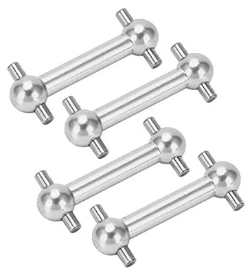 4er-Set Alu-Antriebswellen für TT01 TT02 RC-Car, silber