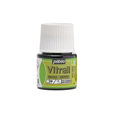 Immagine prodotto di Pebeo Vitrail vernice trasparente per vetro, 45 ml, 34 verde mela