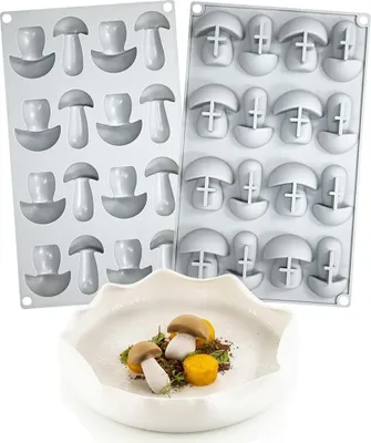 Produktbild von Siliconen Mousse-Cakeform, Backgeschirr, Dessert-Mousse, DIY Schokoladenseife, Kerzenform, 20 Löcher Donut