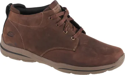 Zdjęcie produktu dla Skechers Harper Melden 64857-CHOC, sznurowane buty męskie, brązowe