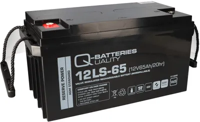 Obrázok produktu pre Q-Batteries 12LS-65 12V 65Ah olovená batéria / AGM VRLA s VdS