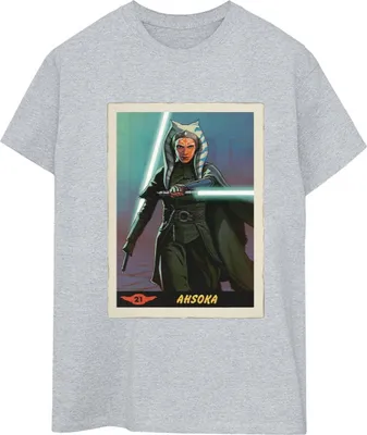 Produktbild von Star Wars - "The Mandalorian" T-Shirt für Damen BI45838 (L) (Grau)