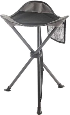 Immagine prodotto di Unyqoos® Sgabello pieghevole a tre gambe – Sgabello pieghevole con seduta extra larga, in poliestere, dimensioni 70 x 10 x 10 cm, peso 2 kg, con borsa per il trasporto e portabicchieri, ideale per campeggio e attività all'aperto