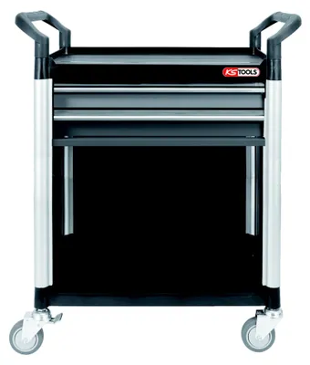 Image de KS TOOLS Chariot de service pour atelier avec 2 tiroirs et habillage ( 800.0031 )