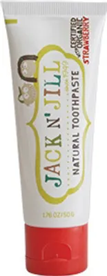 Zdjęcie produktu dla Naturalna pasta do zębów o smaku truskawkowym 50 g