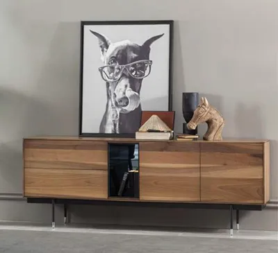 Image de Commode marron pratique de style moderne avec espace de rangement NOUVEAU
