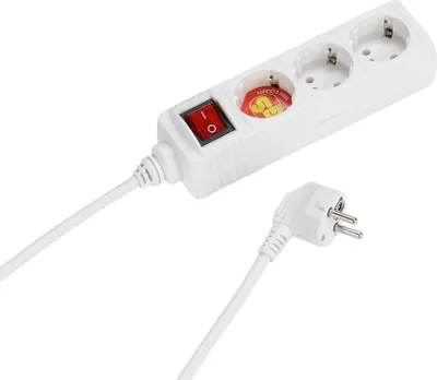 Image de bloc multiprise 3 prises avec interrupteur (28256)