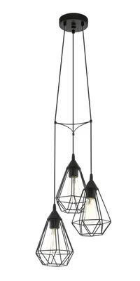Produktbild von Hängeleuchte 3-flammig Ø 31 cm schwarz