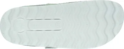 Produktbild von Fly Flot Damen Pantoffel Wollfilz Hausschuh mit Karo Muster und Schnalle 320252, Größe:39 EU, Farbe:Grün