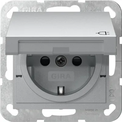 Immagine prodotto di Presa SCHUKO Gira KD + SP SRK Sistema 55 F alluminio 475426