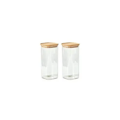Produktbild von Betty Bossi Vorratsglas »Vorratsdose 1.7 l«, Glas, (2-tlg), mit Bambusdeckel
