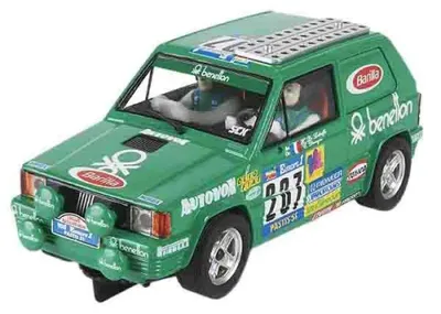 Image de Scalextric Fiat Panda Dakar Classic, voiture verte  Vert, taille unique