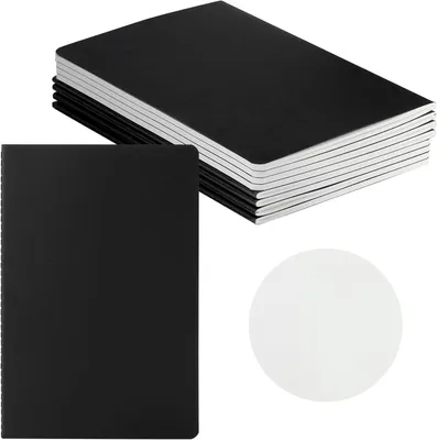 Imagen del producto de Set de cuadernos A5, 8 unidades, color , sin líneas, para uso escolar y laboral