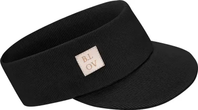 Produktbild von Bubalove | Kinder Stirnband mit Schirm | Schwarz | 52-56 cm, Baseball Cap | Stirnbander | Kappe, handgenähtes Baumwollstirnband