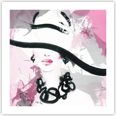Produktbild von Poster - Poster ohne Rahmen - Frau Abstraktion - 50x50 cm - Wand Bild - Wanddeko - Wandbilder - Kunstposter - Wandposter - Bilder - Kunstdruck - Wanddekoration - Wandbild - P2XAC50x50-3690