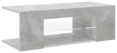 Produktbild von vidaXL TV-Schrank mit LED-Leuchten Betongrau 90x39x30 cm
