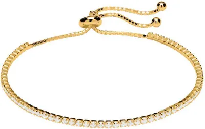 Produktbild von JEWLIX Armband 925er Silber vergoldet Zirkonia SB0295