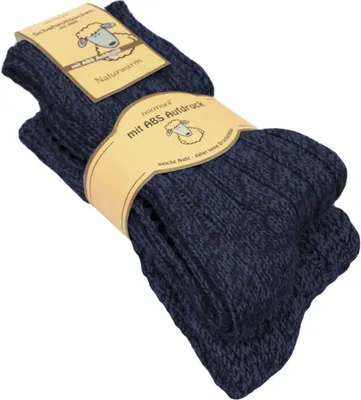 Produktbild von normani 2 Paar Norweger-ABS-Socken mit Schafwolle