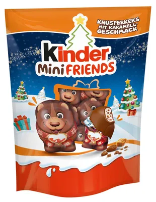 Produktbild von kinder Mini Friends Knusperkeks Karamell 122g
