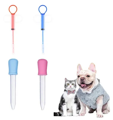 Produktbild von TRANKIELO® - 4 Stück Pillengeber für Hunde und Katzen - Hygienisch, weich und leicht zu reinigen