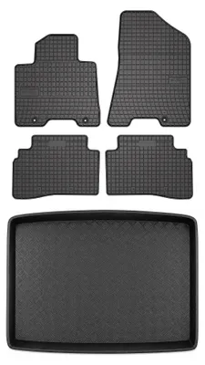 Immagine prodotto di Tappetini gomma SolidPRO + bagagliaio per Kia Sportage IV 2015- 5 pezzi
