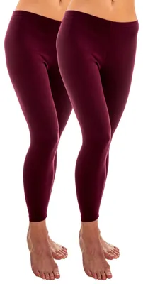 Produktbild von HERMKO 1720 2er Pack Damen Legging aus 100% Baumwolle, Legging, Farbe:weiß, Größe:48/50 (XL)