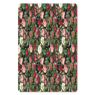 Produktbild von MuchoWow® Mauspad Mousepad Blumen - Rosen - Muster 40x60 cm - Mousepads - Maus Mat - Pad - Mausunterlage - Schreibtisch Accesoire