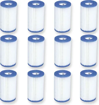 Obrázok produktu pre Intex filtračná vložka typu A náhradný filter pre čerpadlo 12 kusov