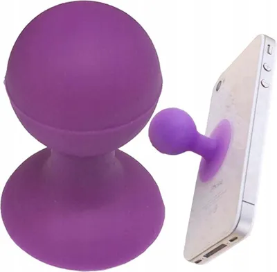 Immagine prodotto di Porta telefono a testa tonda - Viola