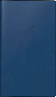 Produktbild von 2027 BRUNNEN Faltkalender 9x15cm d.bl 2S/1M