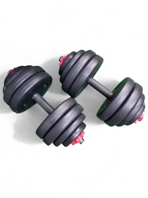 Produktbild von SportPlus 30 kg Set Hantelset Kurzhantel Gewichte Vinyl Hantelscheiben Krafttraining Neu