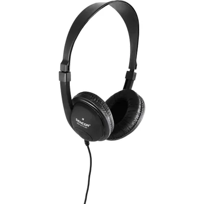 Obrázek produktu pro SENCOR SEP 275BK Stereo sluchátka, Délka kabelu: 2,2 m, Konektor: 3,5 mm