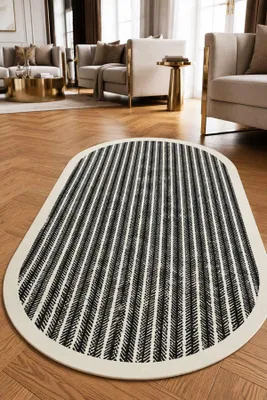 Produktbild von Conceptum Hypnose, Hochwertiger Teppich 100x300 cm, 100% Polyester, rutschfest, waschbar