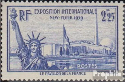 Produktbild von Briefmarken Frankreich 1939 Mi 444 gestempelt Weltausstellung