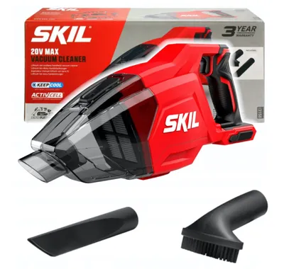 Image de SKIL 3158 CA Akku-Handstaubsauger (18 V, mit HEPA Filter, 550 ml Staubbehälter)
