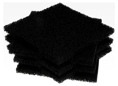 Produktbild von 12 Stück Ersatz Aktivkohlefilter Quadratisch Absorbierend Zuschneidbar für Kompostbehälter und Katzentoilette
