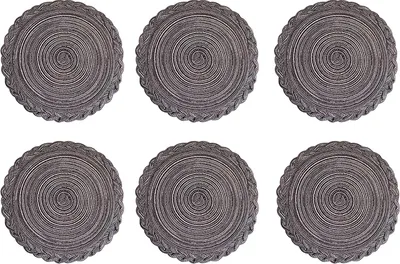 Produktbild von INF 6er Set Tischsets Dunkelgrau