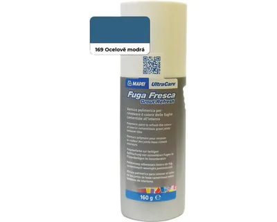 Image de MAPEI® ULTRACARE Fuga Fresca 169 bleu acier 160 g Peinture d'assainissement des joints pour rafraîchir la couleur des joints