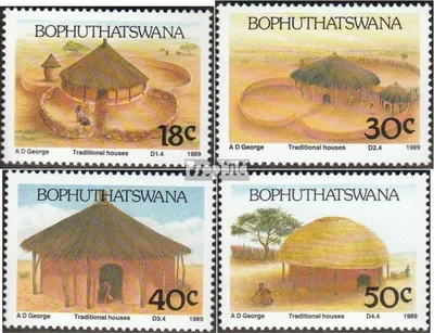 Produktbild von Briefmarken Bophuthatswana 1989 Mi 223-226 (kompl.Ausg.) postfrisch Greifvögel
