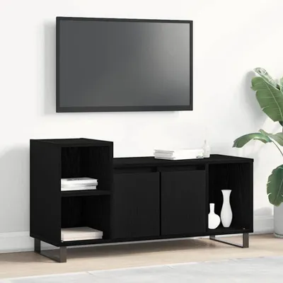 Immagine prodotto di Maison Exclusive - Mobile TV nero effetto rovere 100 x 35 x 55 cm