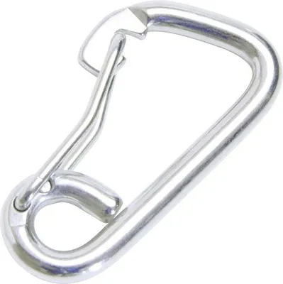 Produktbild von Karabinerhaken mit Federbügel 8 mm Edelstahl