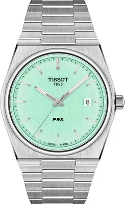 Produktbild von Tissot PRX 40mm Quarz Herrenuhr Hellgrün T137.410.11.091.01