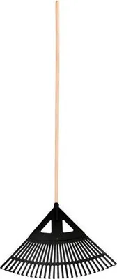 Produktbild von Gartenbesen aus Kunststoff mit Holzstiel 130 cm – Spear & Jackson
