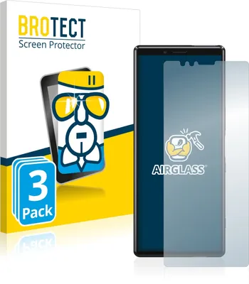 Produktbild von 3x BROTECT Schutzglas für Sony Xperia 1 Schutzfolie Panzer Folie Glas Display Schutz klar