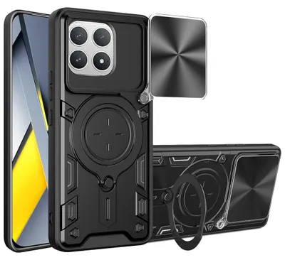 Obrázek produktu pro Techsuit – pouzdro CamGuard Pro s krytem fotoaparátu pro Xiaomi Poco F8 Pro – černé