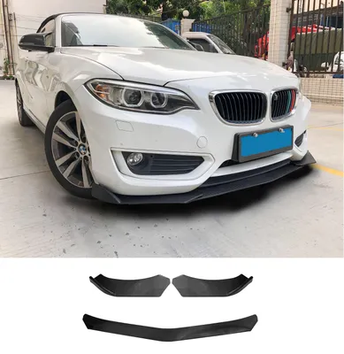 Für BMW E46 Spoilerlippe Frontspoiler Lippe Cup Spoiler Universal Carbon Look in der Farbe Carbon von Goingfast