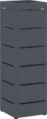 Immagine prodotto di vidaXL Porta ombrellone antracite 15,5 x 15,5 x 49 cm metallo