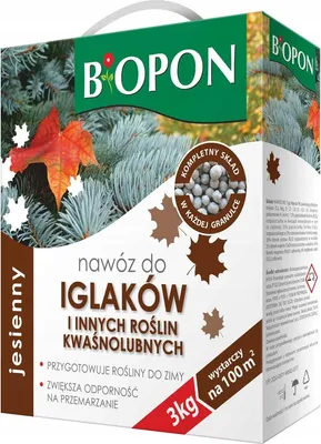 Zdjęcie produktu dla Nawóz jesienny do iglaków granulat 3 kg