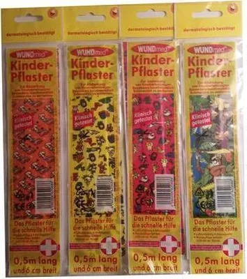 Immagine prodotto di Cerotti per bambini 6 cm 0,5 m strisce idrorepellenti assortiti 1 pz