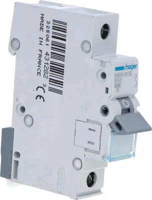 Immagine prodotto di Interruttore miniaturizzato, 6kA, caratteristica B, unipolare, 63A